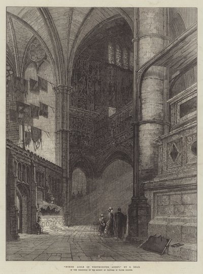 North Aisle of Westminster Abbey by Samuel Read